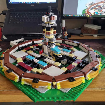 Mould King MOC Building Block Set: Motorized RC APP Carousel 11011, Model K11011