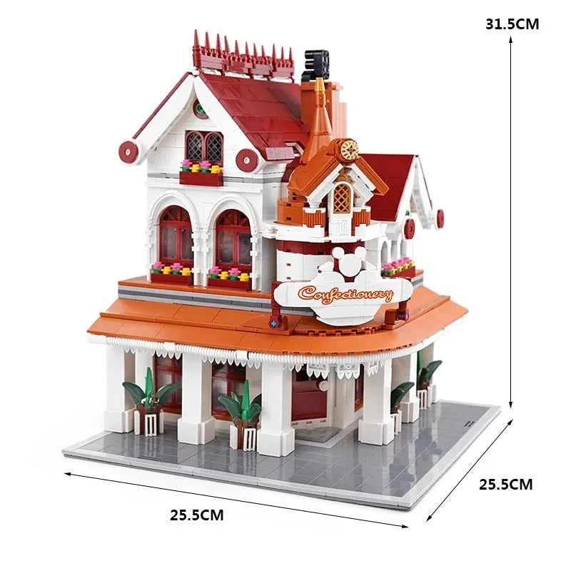 Mould King MOC Building Block Set: Paradise Corner Restaurant 11003, Model K11003