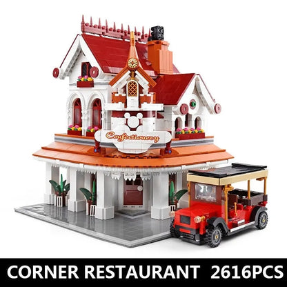 Mould King MOC Building Block Set: Paradise Corner Restaurant 11003, Model K11003