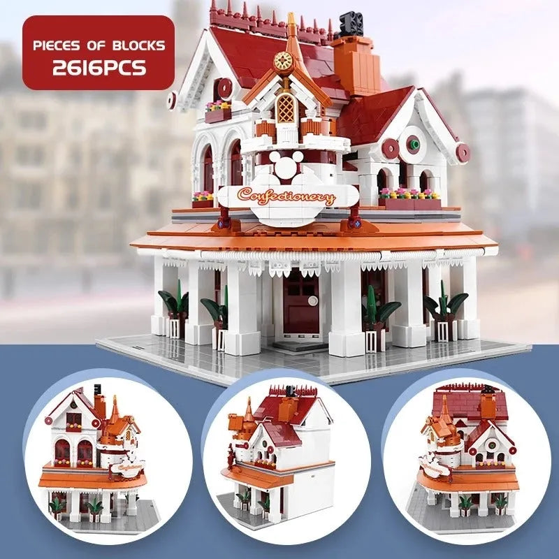 Mould King MOC Building Block Set: Paradise Corner Restaurant 11003, Model K11003