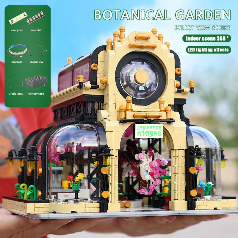 Mould King MOC Building Block Set: Experts Botanical Garden 16019, Model K16019