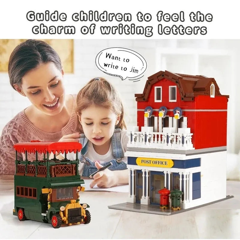 Mould King MOC Building Block Set: Experts City Post Office 11001