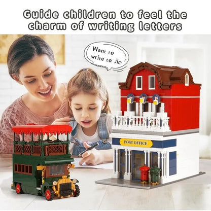 Mould King MOC Building Block Set: Experts City Post Office 11001