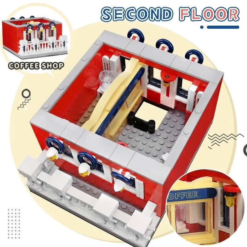 Mould King MOC Building Block Set: Experts City Post Office 11001