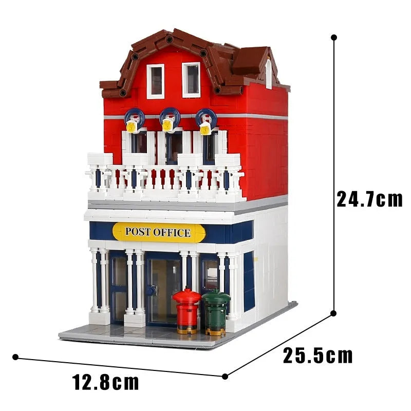 Mould King MOC Building Block Set: Experts City Post Office 11001
