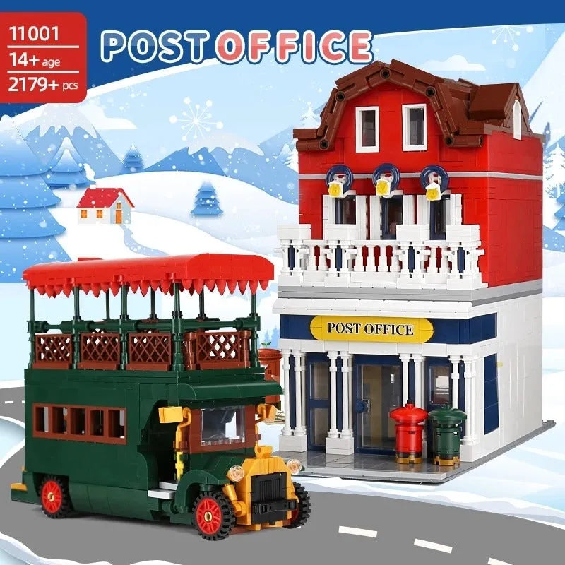 Mould King MOC Building Block Set: Experts City Post Office 11001