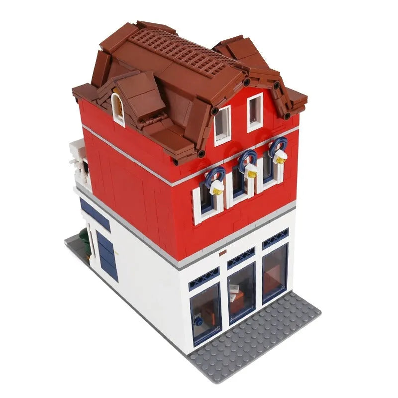 Mould King MOC Building Block Set: Experts City Post Office 11001