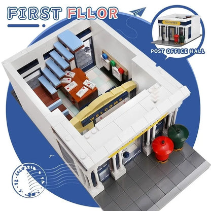 Mould King MOC Building Block Set: Experts City Post Office 11001