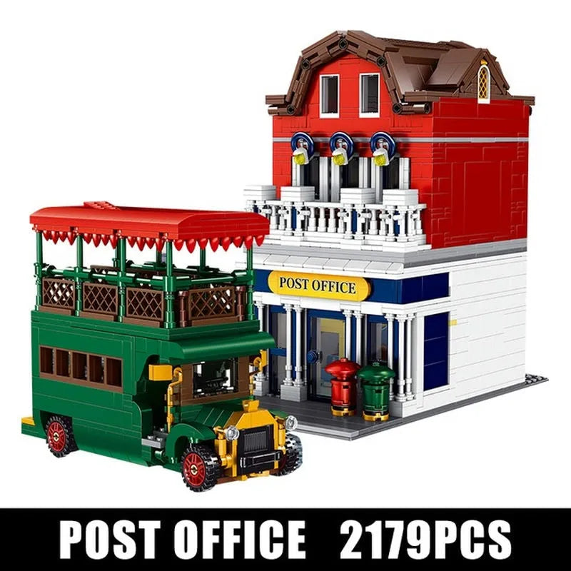 Mould King MOC Building Block Set: Experts City Post Office 11001