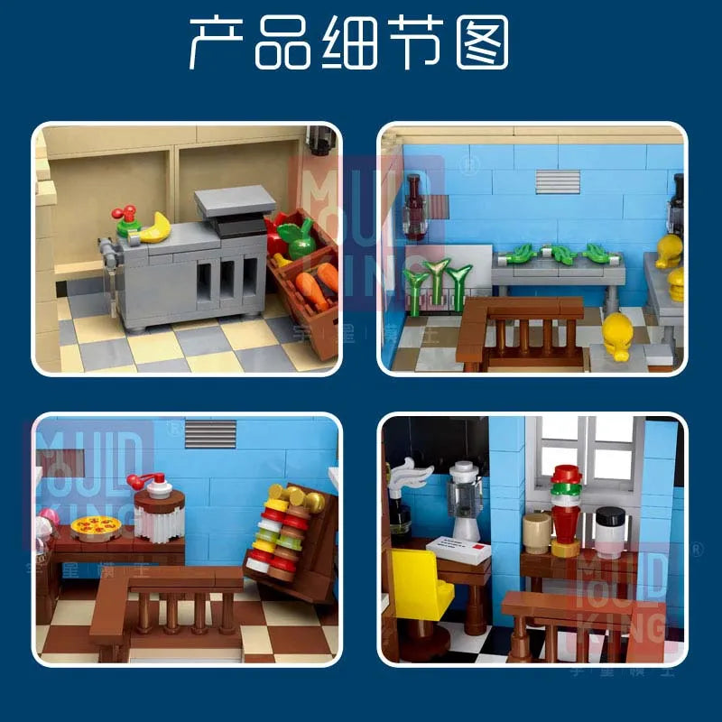 Mould King MOC Building Block Set: Experts European Market 16020, Model K16020