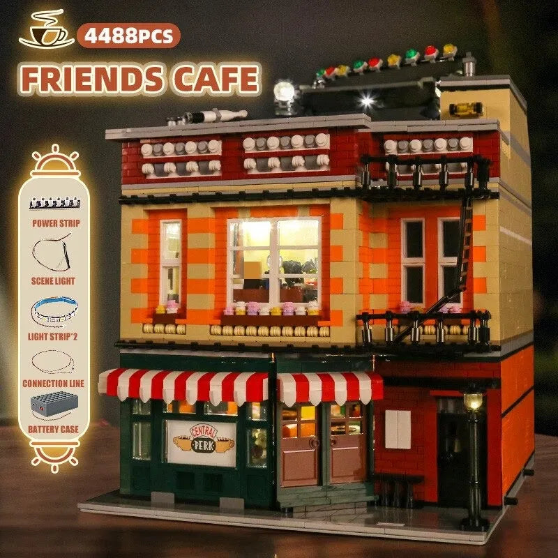 Mould King MOC Building Block Set: 16014 Central Perk Big Bang Theory, Model K16014