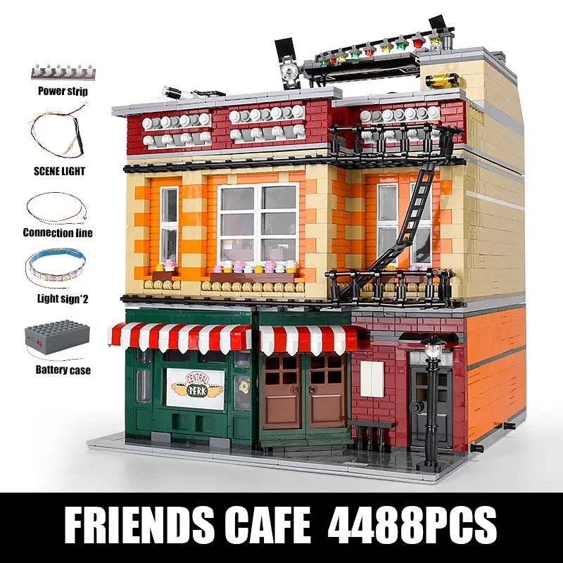 Mould King MOC Building Block Set: 16014 Central Perk Big Bang Theory, Model K16014