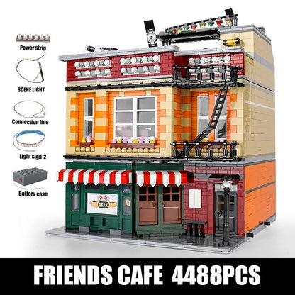 Mould King MOC Building Block Set: 16014 Central Perk Big Bang Theory, Model K16014