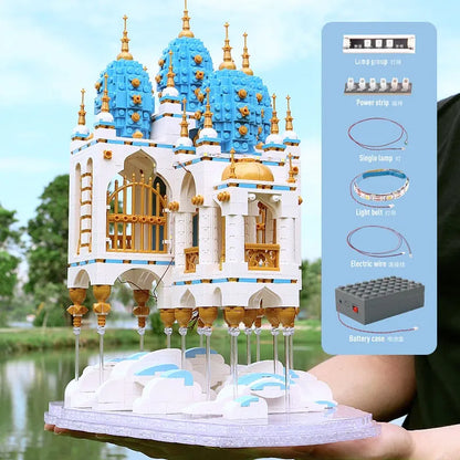 Mould King MOC Building Block Set: Sky Castle 16015, Model K16015
