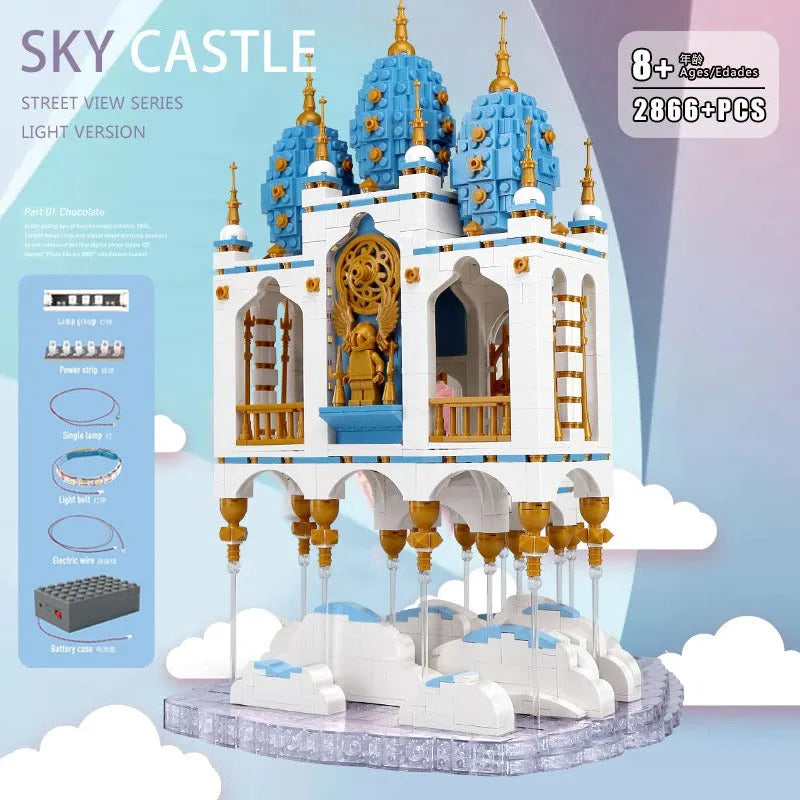 Mould King MOC Building Block Set: Sky Castle 16015, Model K16015