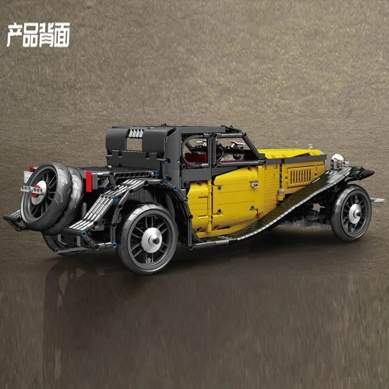 Mould King MOC Motorized Building Block Set: RC APP Vintage T50 Car 13080D
