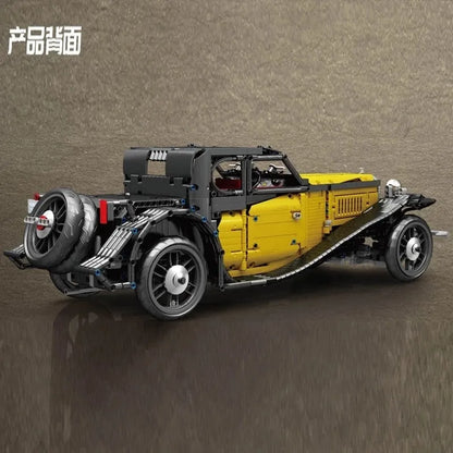 Mould King MOC Motorized Building Block Set: RC APP Vintage T50 Car 13080D