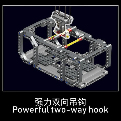 Mould King MOC Building Block Set: Motorized RC APP Tower Crane 17004, Model K17004