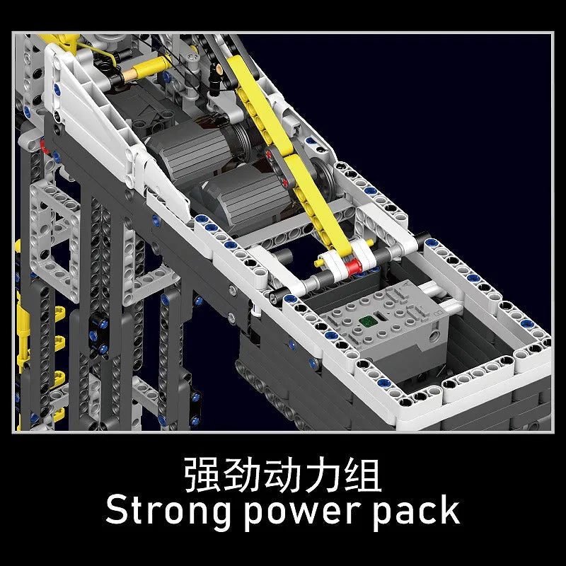 Mould King MOC Building Block Set: Motorized RC APP Tower Crane 17004, Model K17004