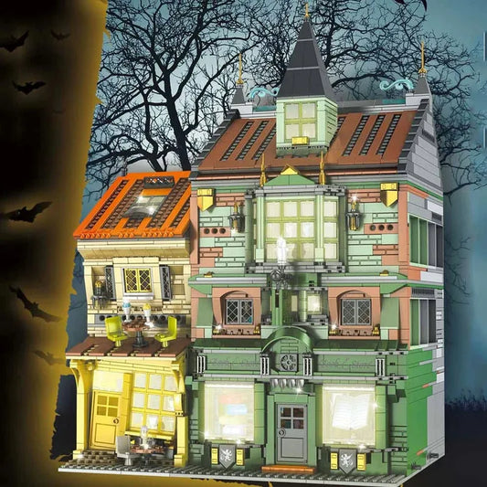 Mould King MOC Building Block Set: Experts 16040 Harry Potter Magic Book Store