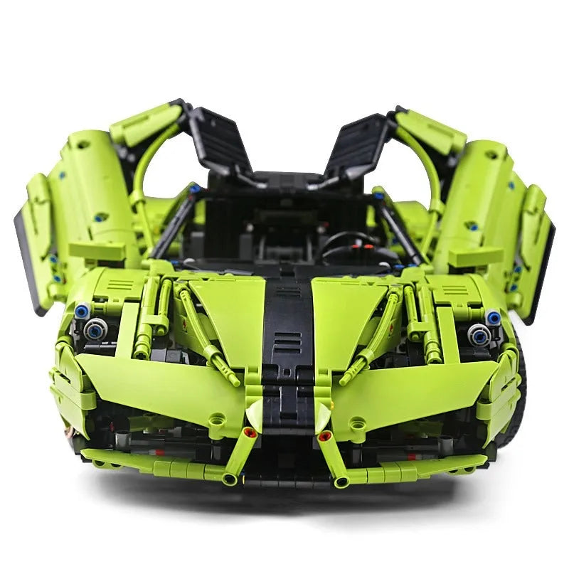 Mould King MOC Building Block Set: Ferrari Enzo Super Racing Sports Car 13074, Model K13074