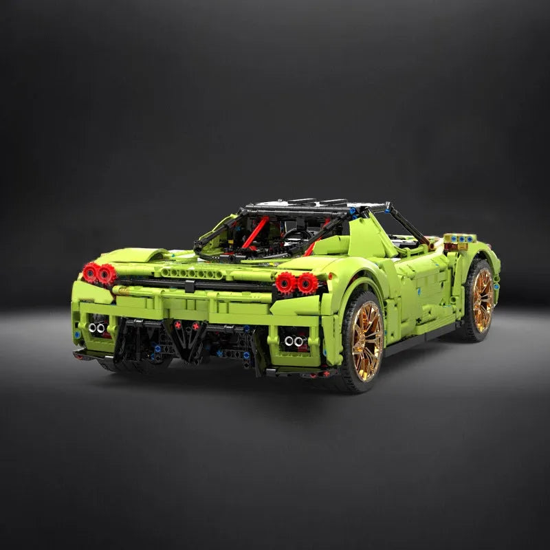 Mould King MOC Building Block Set: Ferrari Enzo Super Racing Sports Car 13074, Model K13074