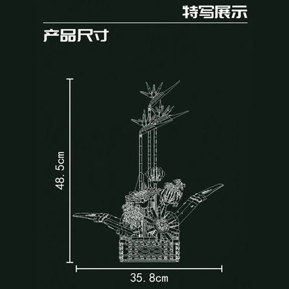 Mould King MOC Building Block Set: Flower Bouquet Potted Birds Of Paradise Plant, Model K10024