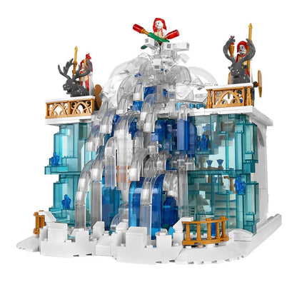 Mould King MOC Building Block Set: Girl Creative Expert Princess Crystal Falls Castle