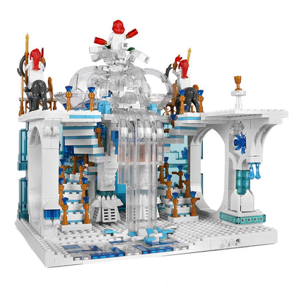 Mould King MOC Building Block Set: Girl Creative Expert Princess Crystal Falls Castle