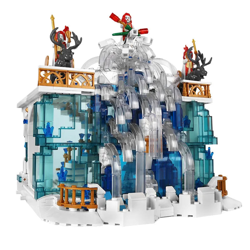 Mould King MOC Building Block Set: Girl Creative Expert Princess Crystal Falls Castle