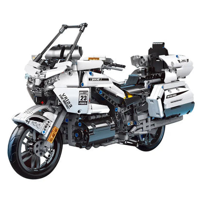 Mould King MOC Building Block Set: Gold Wing GL1800 Classic Motorcycle 23001, Model K23001