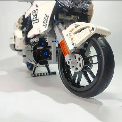 Mould King MOC Building Block Set: Gold Wing GL1800 Classic Motorcycle 23001, Model K23001