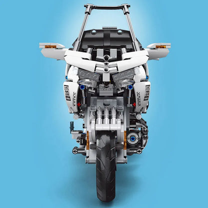Mould King MOC Building Block Set: Gold Wing GL1800 Classic Motorcycle 23001, Model K23001