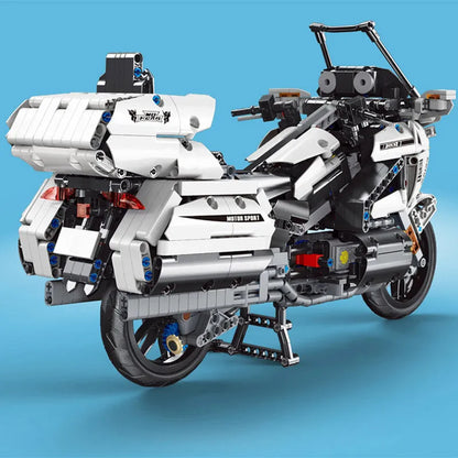 Mould King MOC Building Block Set: Gold Wing GL1800 Classic Motorcycle 23001, Model K23001