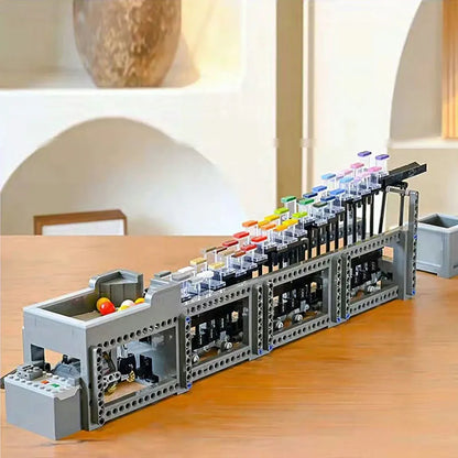 Mould King MOC Motorized Building Block Set: The Rainbow Stepper 26004