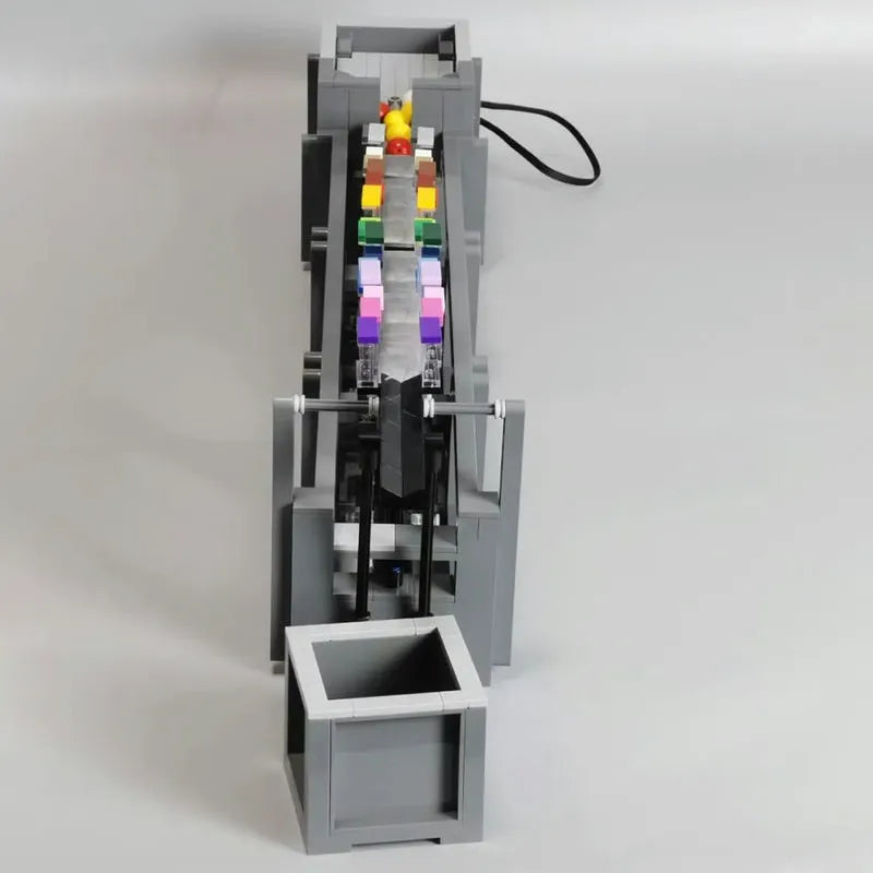 Mould King MOC Motorized Building Block Set: The Rainbow Stepper 26004