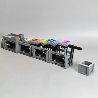 Mould King MOC Motorized Building Block Set: The Rainbow Stepper 26004