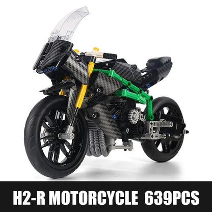 Mould King MOC Building Block Set: KAWASAKI H2R Racing Motorcycle 23002, Model K23002