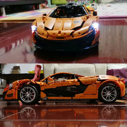 Mould King MOC Motorized Building Block Set: McLaren P1 Hypercar Racing Car 13090