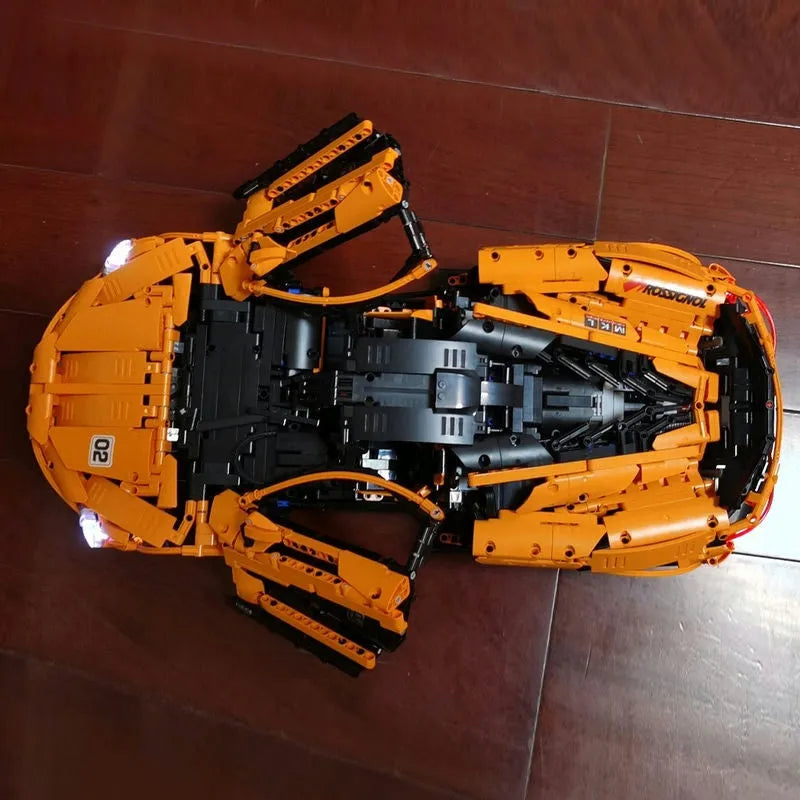 Mould King MOC Motorized Building Block Set: McLaren P1 Hypercar Racing Car 13090