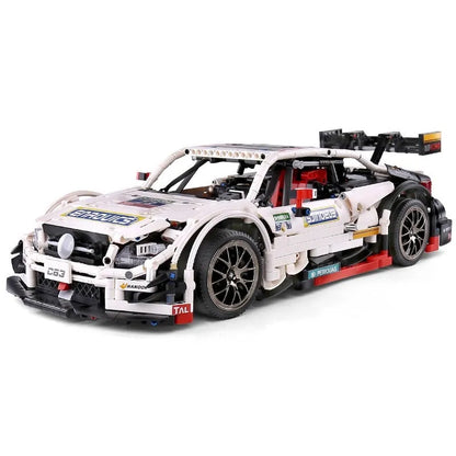 Mould King MOC Motorized Building Block Set: Mercedes Benz AMG C63 DTM Racing Car 13075, Model K13075