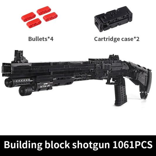Mould King MOC Building Block Set: Gun M4 Super 90 Shotgun 14003, Model K14003
