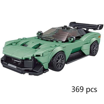 Mould King MOC Building Block Set: Mini Aston Martin Vulcan Sports Racing Car 27009, Model K27009