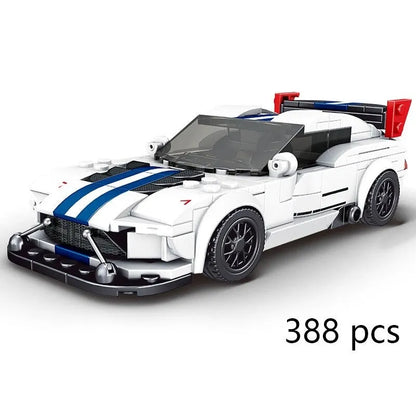 Mould King MOC Building Block Set: Mini Dodge Viper ACR Racing Sports Car 27011, Model K27011