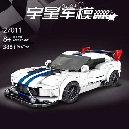 Mould King MOC Building Block Set: Mini Dodge Viper ACR Racing Sports Car 27011, Model K27011