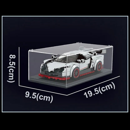 Mould King MOC Building Block Set: Mini Lambo Veneno Racing Sports Car 27007, Model K27007