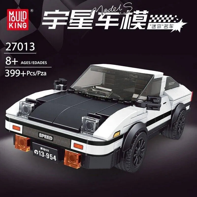 Mould King MOC Building Block Set: Mini Porsche 911 RSR Racing Sports Car 27010, Model K27010