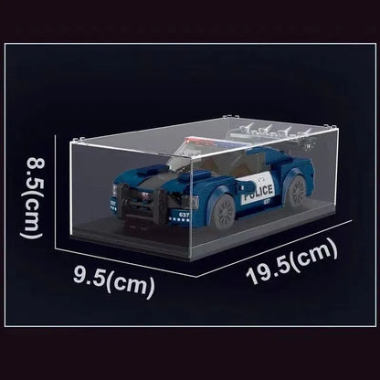 Mould King MOC Building Block Set: Mini Super Sports Police Racing Car 27002, Model K27002