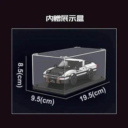 Mould King MOC Building Block Set: Mini Supercar Toyota AE86 Racing Car 27013, Model K27013