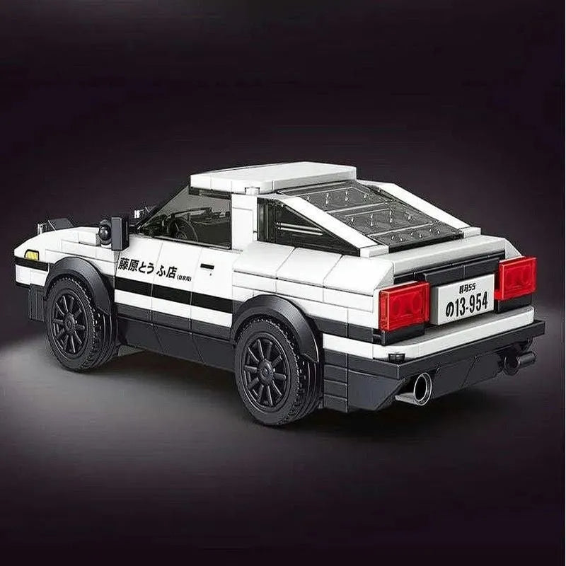 Mould King MOC Building Block Set: Mini Supercar Toyota AE86 Racing Car 27013, Model K27013